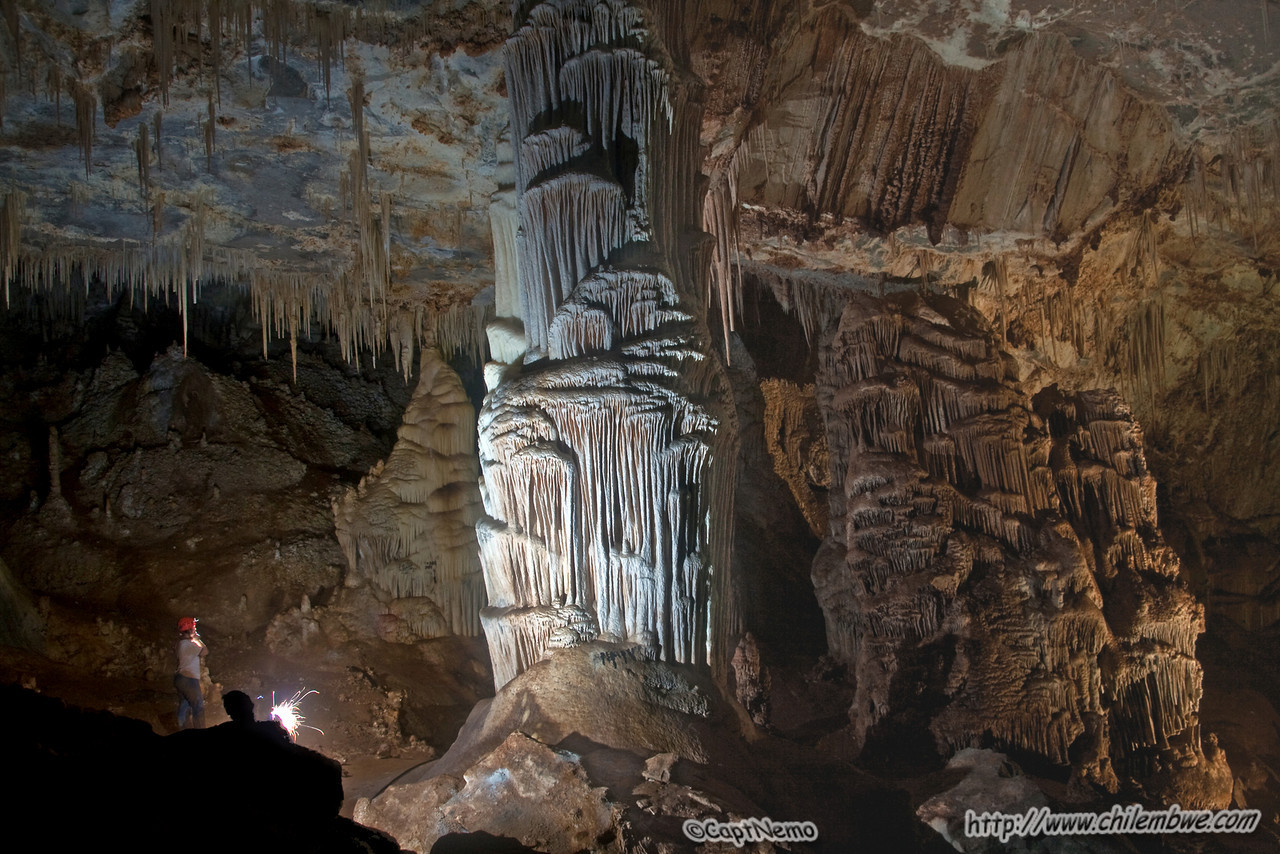 caving